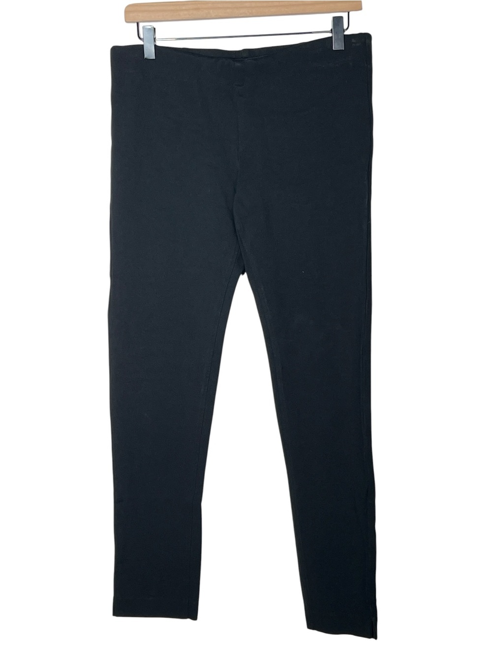 Ecru black casual legging pants size medium M B92